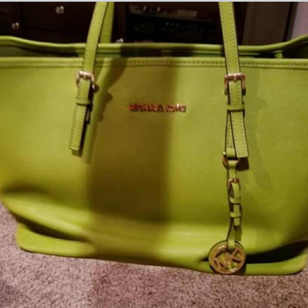 Michael Kors leather tote bag